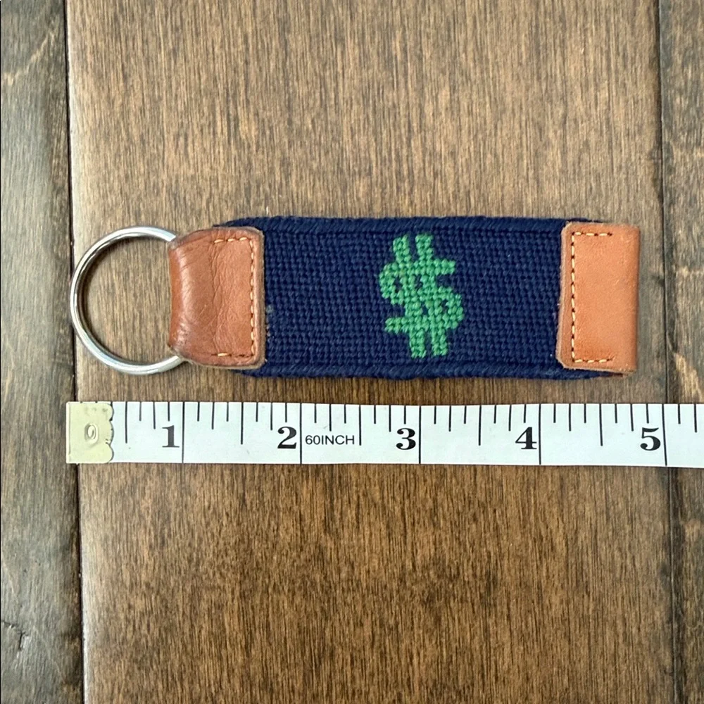 Needlepoint “$” keychain - Picture 3 of 5